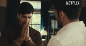 Yeh Kaali Kaali Ankhein Season 2 new promo: Tension rises as Gurmeet Choudhary suspiciously questions Tahir Raj Bhasin Gurmeet Choudhary ,Tahir Raj Bhasin in Yeh Kaali Kaali Ankhein Season 2 (via YouTube/Netflix)