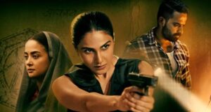 Mandala Murders teaser: Vaani Kapoor, Surveen Chawla, Vaibhav Raj Gupta bring mysterious and gritty thriller series Mandala Murders poster (via Instagram/Netflix)